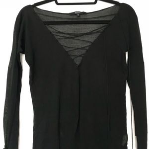 Gucci laced-up knit top
